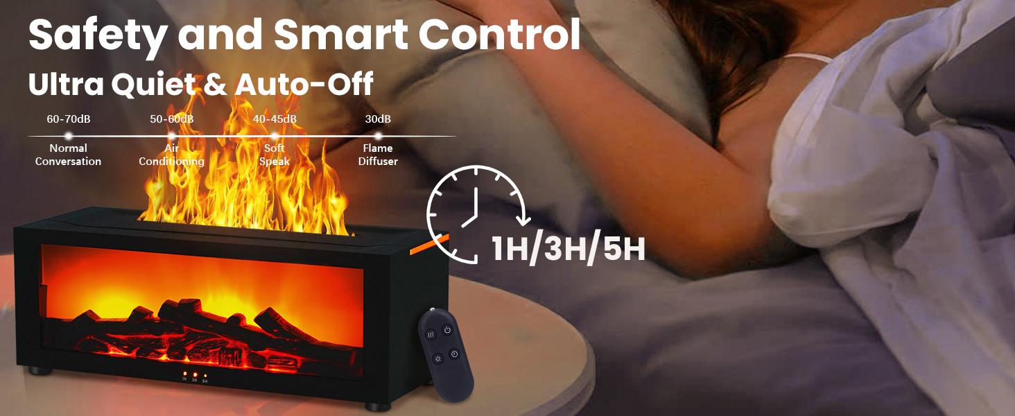 Fireplace Humidifier Diffuser Flame Effect & Remote Control for Essential Oils Aromatherapy Air Humidifier for Home Bedroom Office Yoga Fireplace Humidifier Diffuser Flame Effect & Remote Control for Essential Oils Aromatherapy Air Humidifier for Home Bedroom Office Yoga
