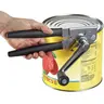 Manual Can Opener, Metal Structure, Extra Long Comfort Handle, Stainless Steel, Multi-Functional Bottle Opener, Soda Can Opener, Beverage Can Opener, Suitable for Large Cans