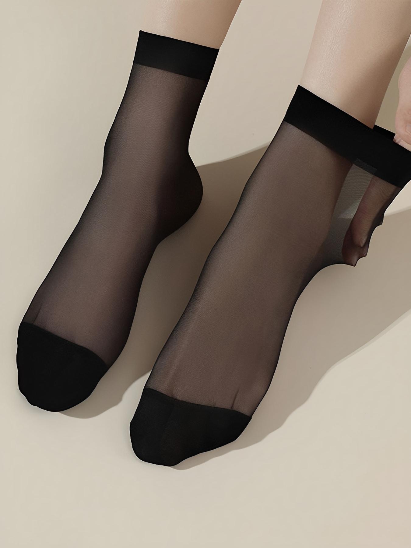 Women's Solid Color Low Cut Socks, Casual Comfy Breathable Minimalist Socks for Summer, Multipack Knit Socks for Women