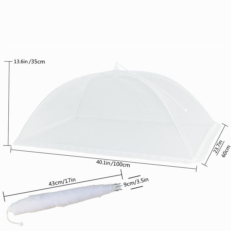 Foldable Mesh Food Cover, Lightweight Portable Food Tent, Picnic Supplies, Ideal for Outdoor Picnics, BBQs & Parties, Covers for Food Containers