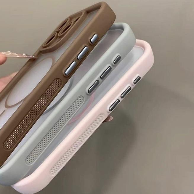 Angel Eye Heat Dissipation Compatible with iPhone 17 Pro Max Phone Case Matte Magnetic Apple 16 Full Coverage Shockproof Hard Case