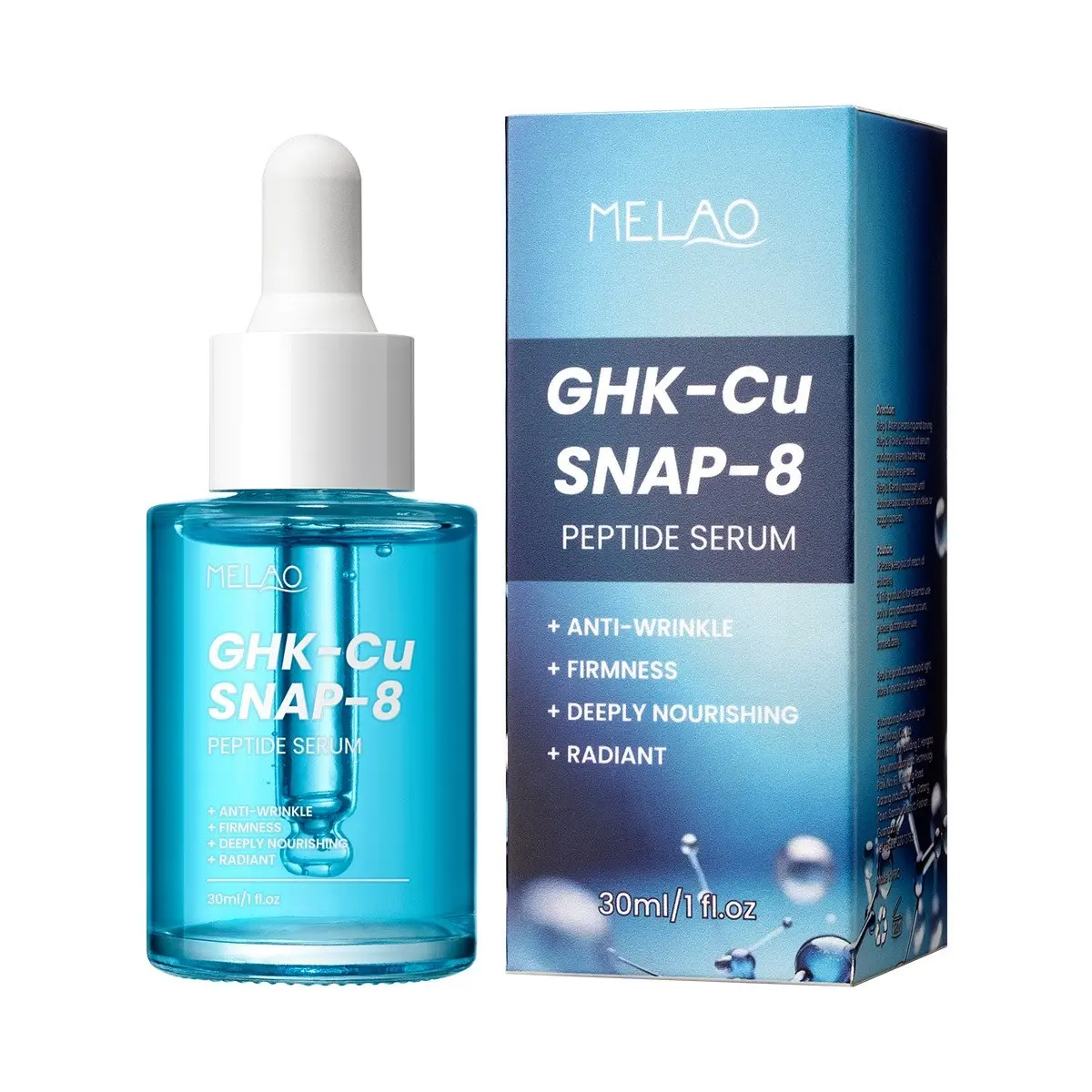 GHK-Cu & Snap-8 Facial Essence, Reduces Wrinkles, Tightens Skin, Deeply Nourishing Skin, Promotes Collagen Production,Anti Aging, 30ml