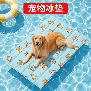 Summer Cartoon Pet Ice Pad Cat Dog Cooling Gel Cushion Scratch-Resistant Bite-Resistant Cooling Pad Wholesale