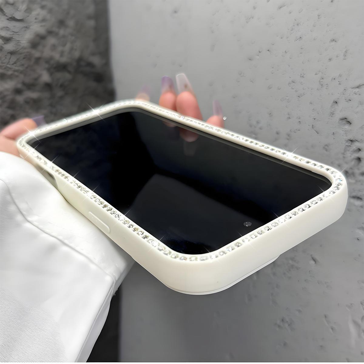 Fashion Leopard-Pattern Bling Glitter Phone Case with Sparkle Diamond , Airbag Anti-Fall Crystal Cover for iPhone 16 15 14 13 12 Pro Max Plus Girl Y2K