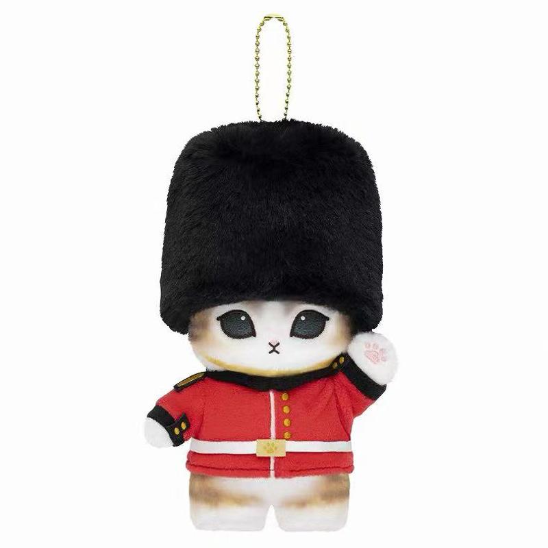 12cm Cattoon Anime Global Travel Styles Mofusand Plush Doll Toys Stuffed Animals Keychain Small Pendant Christmas Birthday Gifts