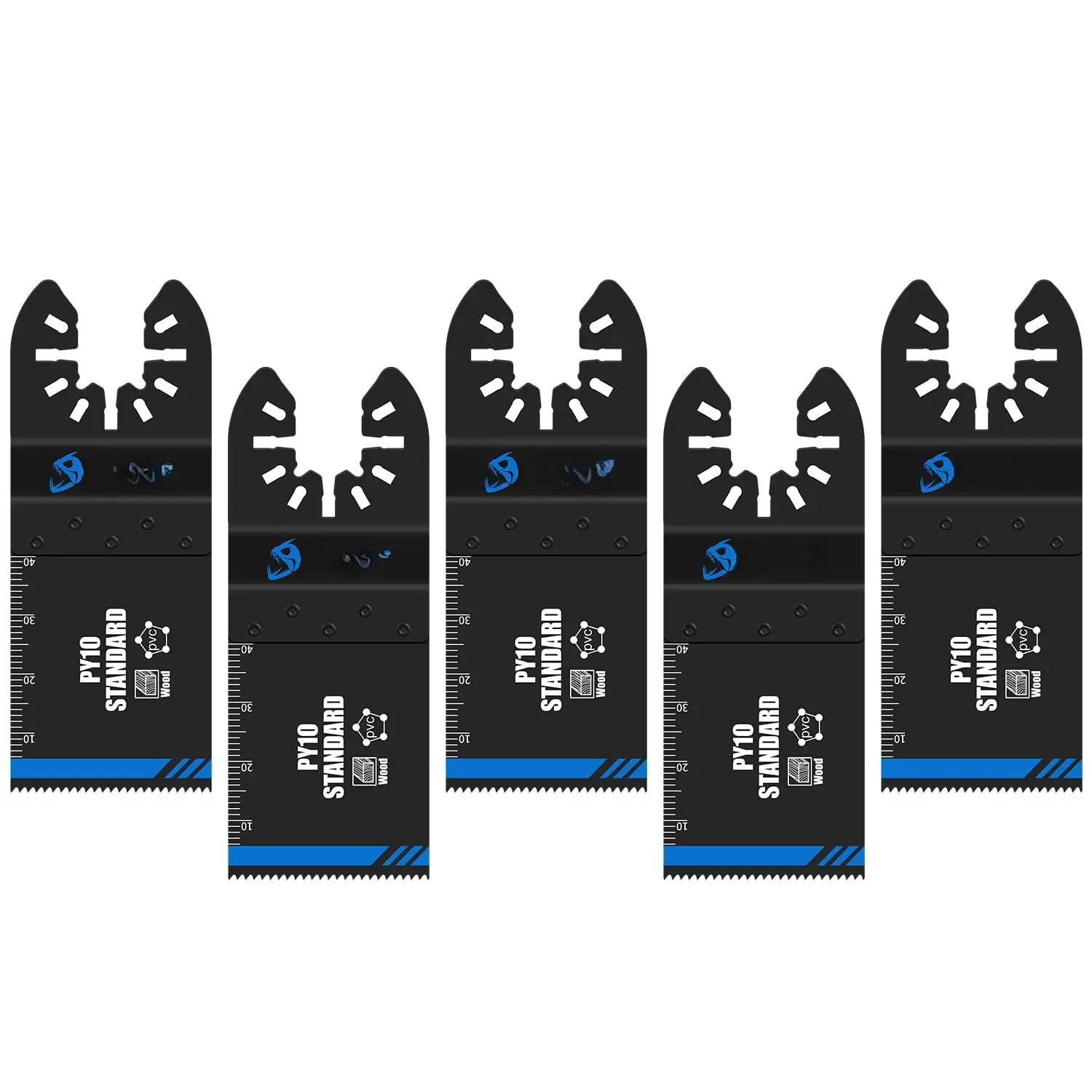 Multifunction High Carbon Steel Standard E-Cut /8" Oscillating  ,  Fit Multitool  for , PVC, Drywall (5-Pack)