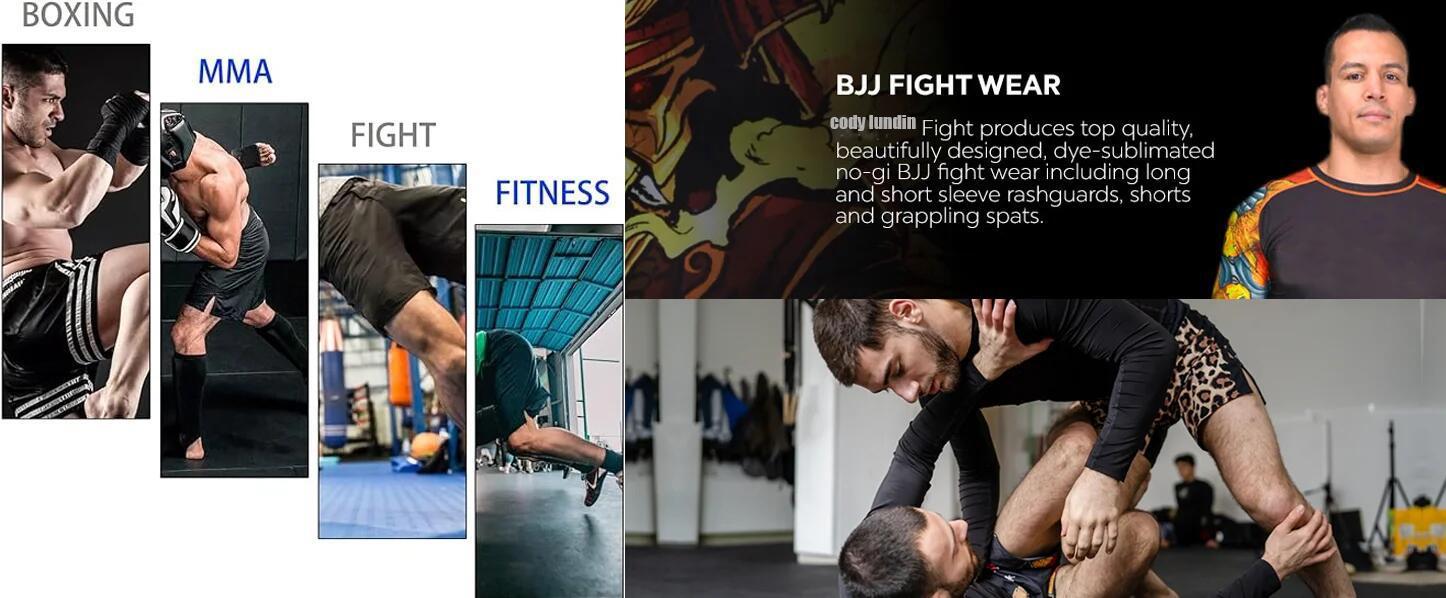 Cody Lundin Crossfit Men Fitness Running Shorts MMA Short With Printed Lightweight Grappling Combat Shorts For Boxing Weightlift