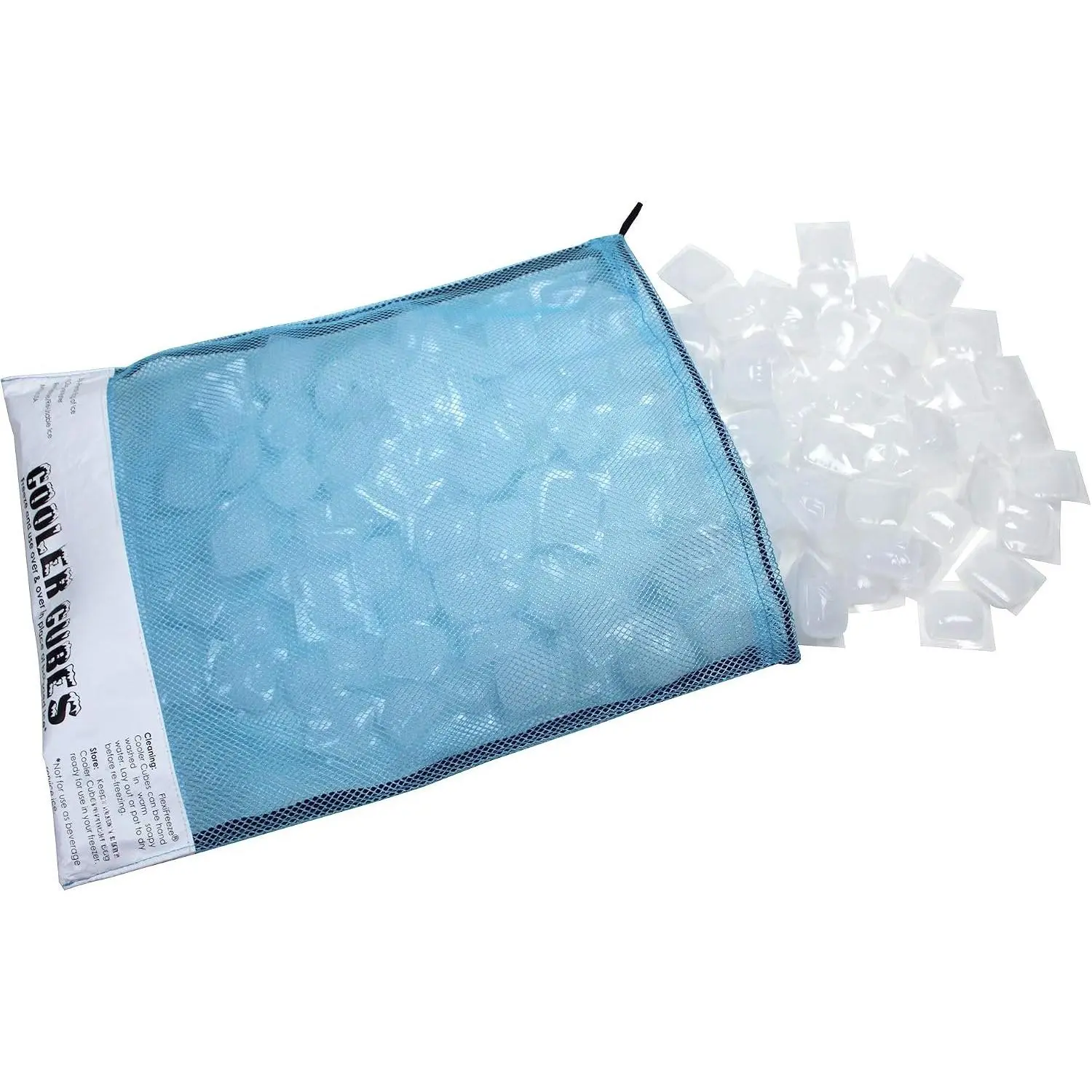 Cooler Cubes 5 lb Bag of  Ice Cubes – Refreezable Ice Cubes for Coolers