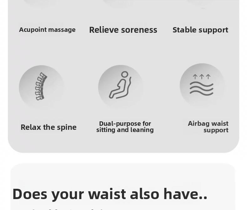 Waist reliever, waist stretching massager, yoga aid, cervical spine back support, back stretching, waist stretching artifact,spine decompression, lumbar spine relaxer