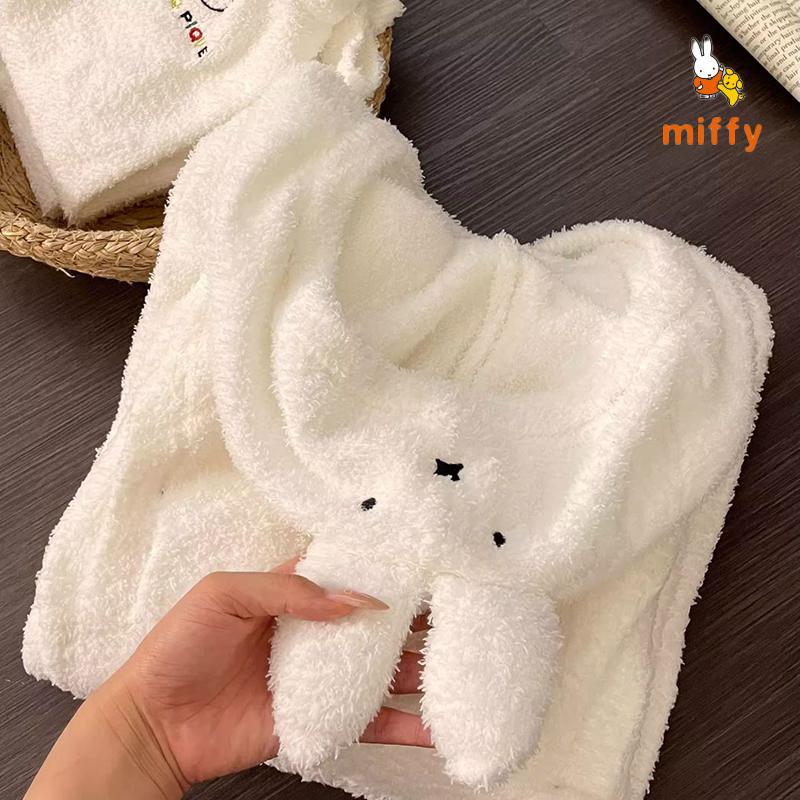 Kawaii Miffy Pajamas Creative Fashion Hooded Loungewear Comfortable Dopamine Home Wear Set Anime Accessories Girls Perfect Gifts