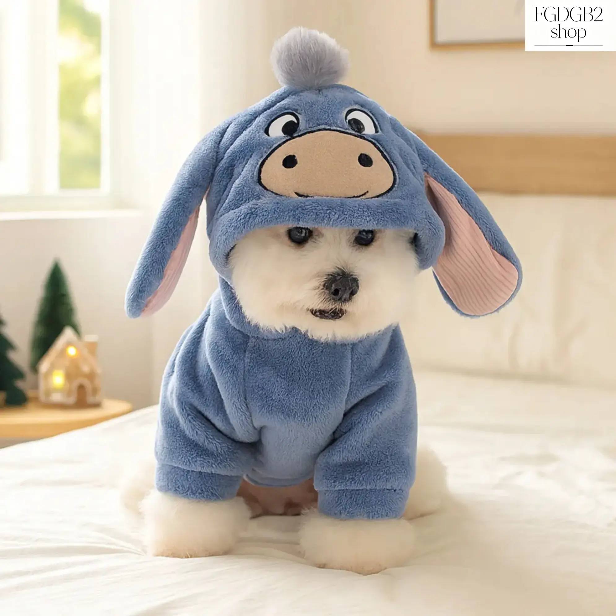 Pet Dog Clothes, Cozy Velvet Dog Sweater for Small Dogs & Cats, Soft Warm Pet Outfit for Fall & Winter, Cute Comfortable Puppy Apparel for Daily Wear, Walks, Outdoor Activities & Holiday Photos
