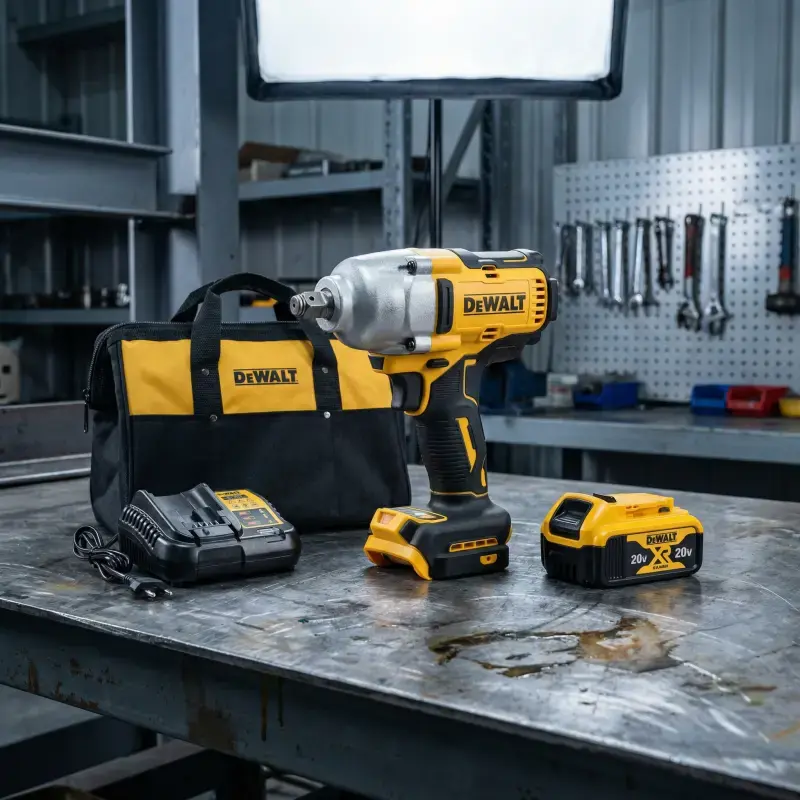 DEWALT DCF900 20V MAX XR 1/2 Brushless Motor Impact Wrench - 1030 FT-LBS Max Torque, 1400 FT-LBS Breakaway Torque, Rubber Grip, LED Work Light, Mechanic Tool for Automotive Repair