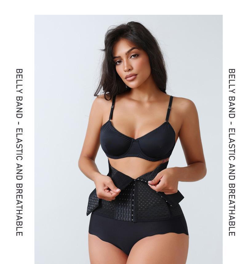 Women's Segmented Faja Body Shaper, High Elastic Mesh Breathable Waist Trainer, Firm Tummy Control Slim Cincher, Comfortable Sheath Girdle, Stretchy Lightweight Workout Shaper, Essential for Daily Casual & Fitness Waist Sculpting, Waist Trainers