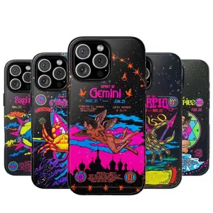 12 Zodiac Spirit Phone Cases — Compatible with iPhone 11–17 Pro Max/Plus Series and Samsung Galaxy S23–S25 Series