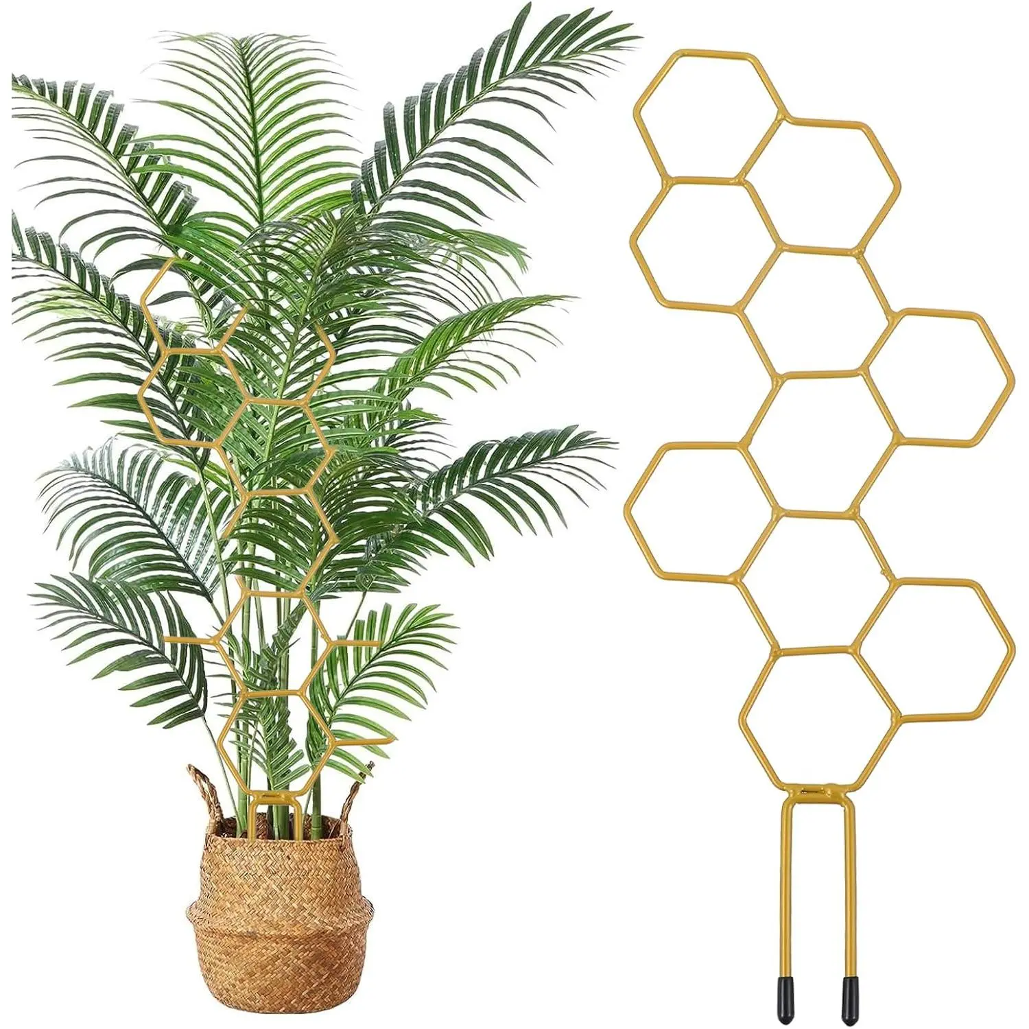 14 Inch Trellis for Climbing  Indoor,  Trellis Indoor Small Trellis for Potted   Metal Pothos  Climber Support for Flower Indoor  Supports
