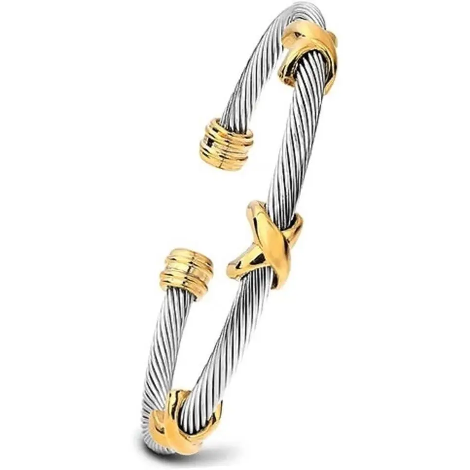 Multifunctional Twisted Cable Bracelets for Women - Trendy Fashion Jewelry Accessories