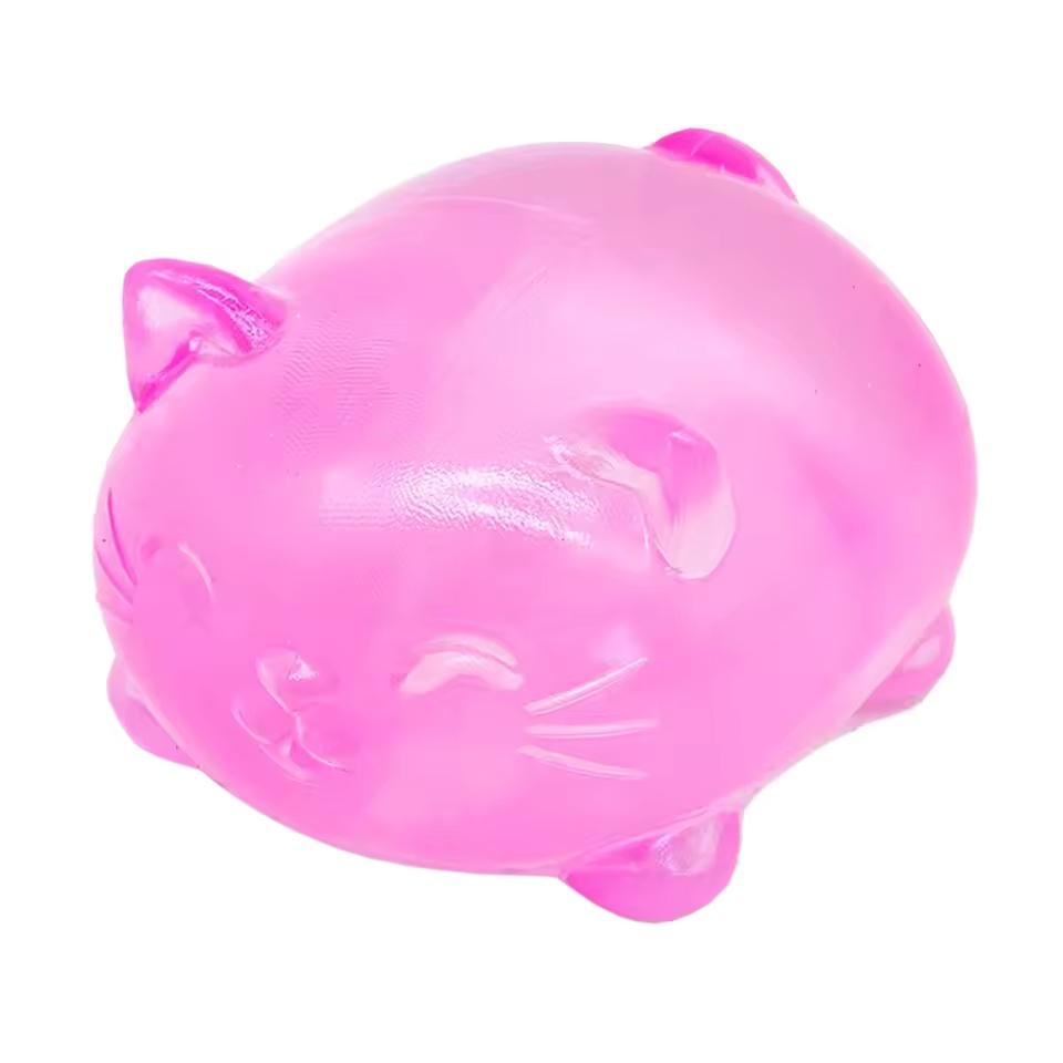 Mini Cute Cat Maltose Decompression Toy Non Stick Odorless Non-toxic Fun Toy Pressure Relief Tool For Adults and Students