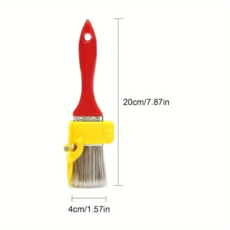 1/2/3pcs Interior Wall & Ceiling Paint Brush Set, for Corner Trimming, Faux Wool Brush, Latex Paint Edging Tool, Furniture Paint Brushes, Paint Brushes for Walls, Paint Edger Tool