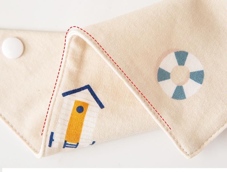 Absorbent Double Layer Baby Bibs, Easy Snap Closure for Infants & Toddlers