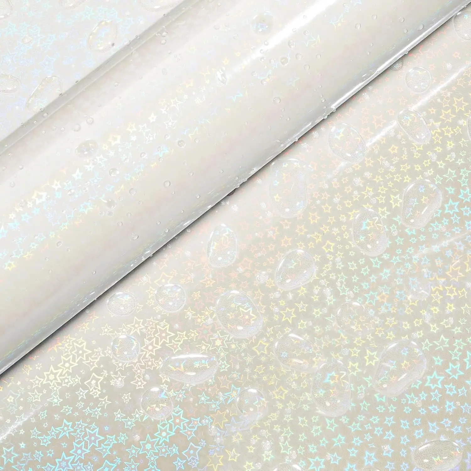 Stars Holographic Laminate Sheets Clear Contact Paper Self Adhesive  Clear Sticker Paper Iridescent Glitter Card Sticker Cover for Picture Frame Countertops Classroom  Decor