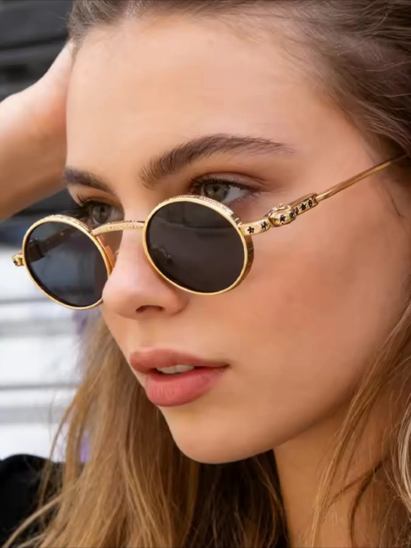Fashion Brand Luxury Designer  Sunglasses Women Men Vintage Steampunk Cool Trendy Shades Glasses Punk Party Top Sunglasses