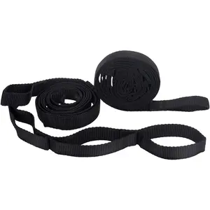 2Pcs Hammock Straps - Hammock Tree Straps Set,No Stretch Suspension System Kit,200cm Adjustable Outdoor Tree Hanging Yoga Tied Rope Belt for Camping Hiking