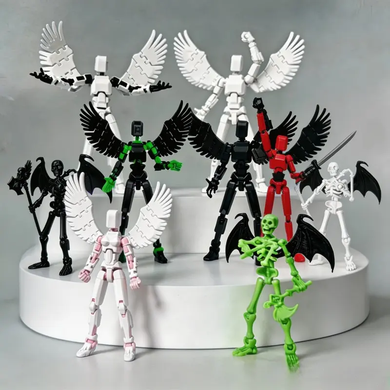 Titan 13 New Star Figure Set, 5/8/10 Pieces, Multi-Jointed 3D Printed Collectible Figures, Desktop Decor, Independence Day Gift, Halloween Gift