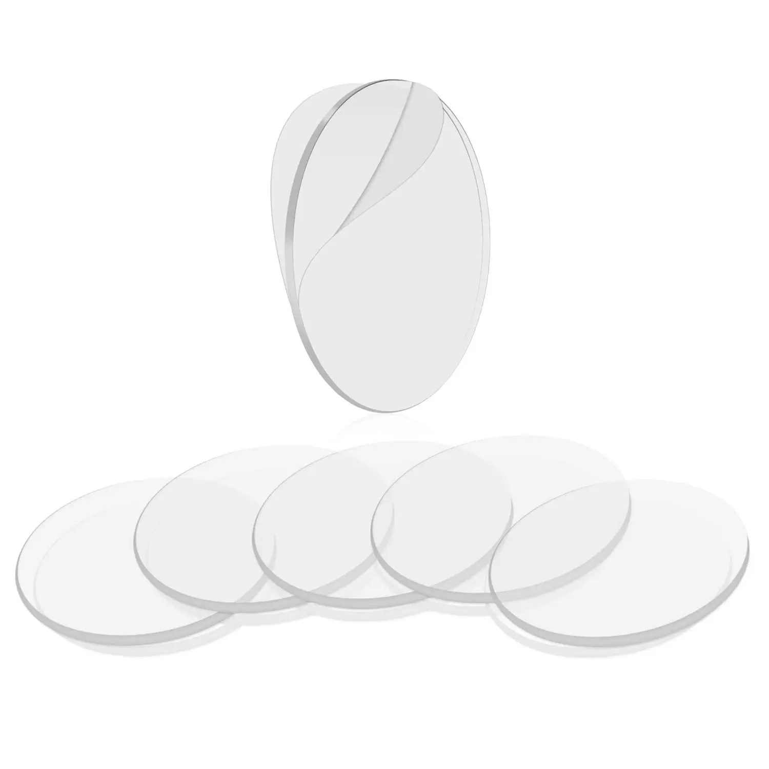 Double Sided Mounting Tape |  Stick Adhesive | Removable | 18 count Washable Clear Nano Tape for Balloons, Crafts, Wall Decorations, Keep Rugs Carpet Flat, Indoor Outdoor Use Round 2 Inch
