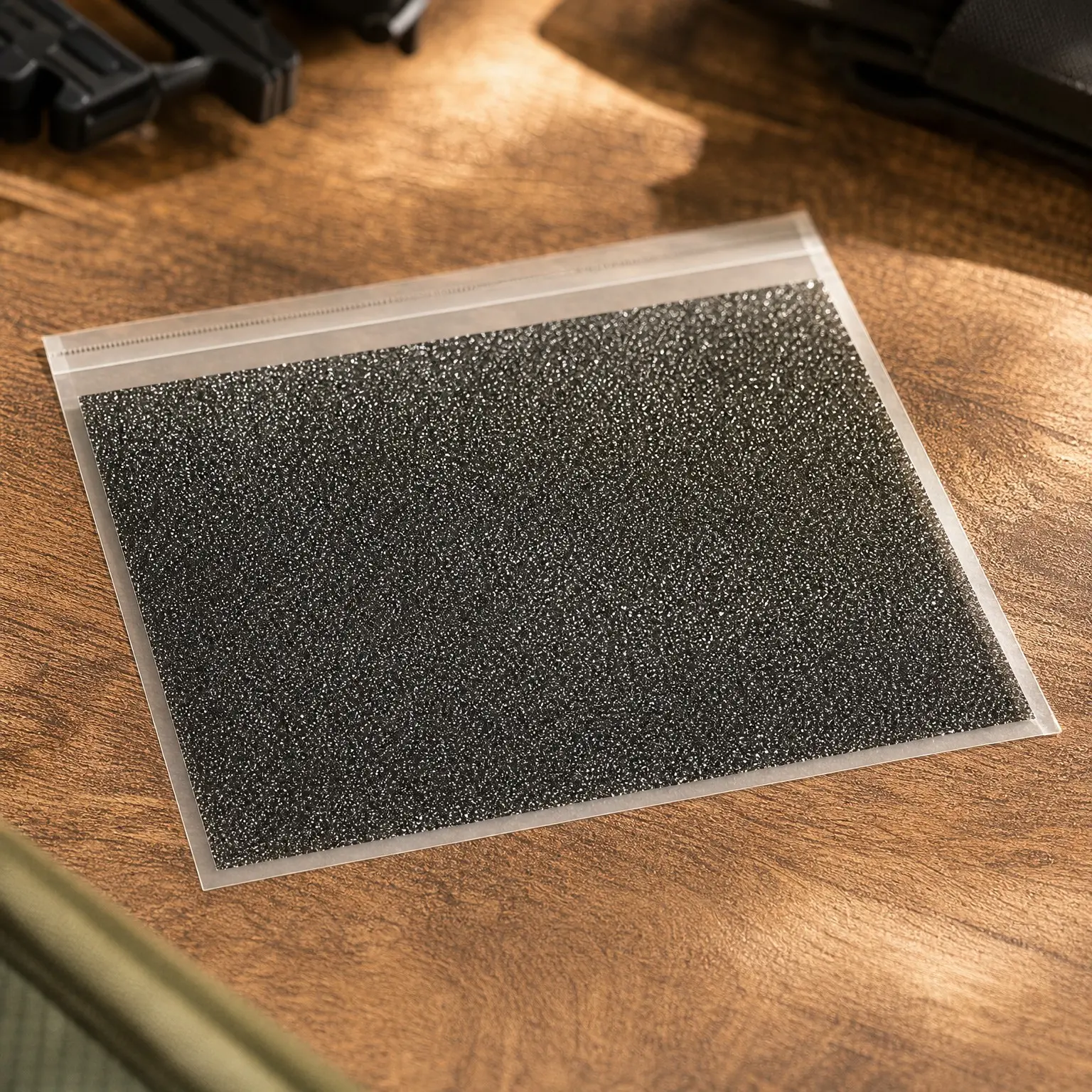 5"x7" Multi-Purpose Rubber Grip Tape, Black | Anti-Slip Adhesive Rubber Pads, Textured Non-Slip Rubberized Sheet for Phone Cases, Laptops, Tablets & Other Devices