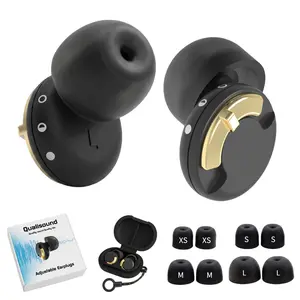 2026 Pro Ear Plugs 32dB Noise Cancelling Ear Plugs  Three-level adjustable Noise Blocking with 6 Ear Tips, All-Day Comfortable Fit Earplugs