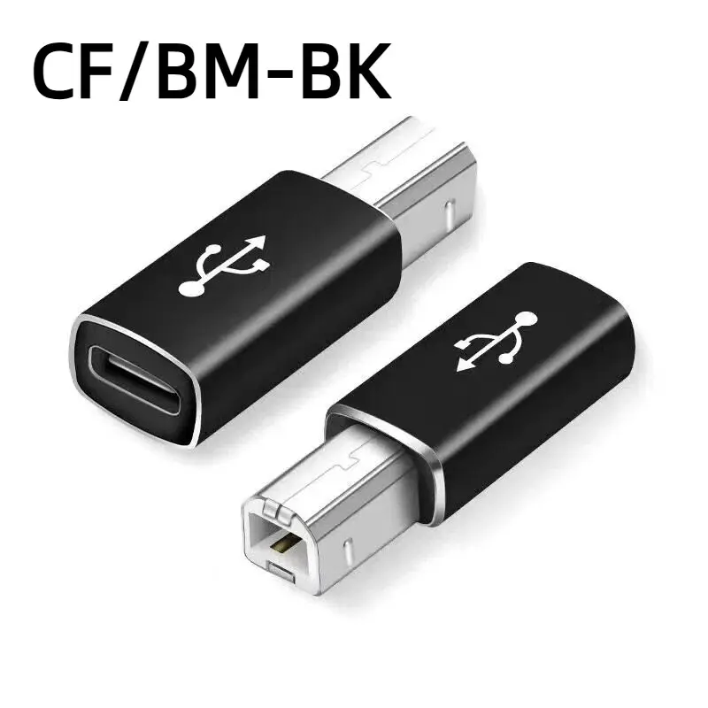 Straight C Female to B Male Adapter, Ideal for Musical Instruments, Electronic Piano, Drum Machine, Printer Interface Converter