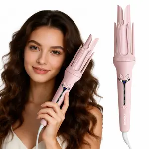 Faszin Automatic Hair Curling Iron, 32 mm/12.6 in Hair Curler, Negative Ion Automatic Hair Hair Curl Wand, 3 Modes Adjustable Temperatures Rotating Curling Iron for Women, Hair Styling Tools for Home, Hair Styler, Ceramic Curling Irons DealsForYou