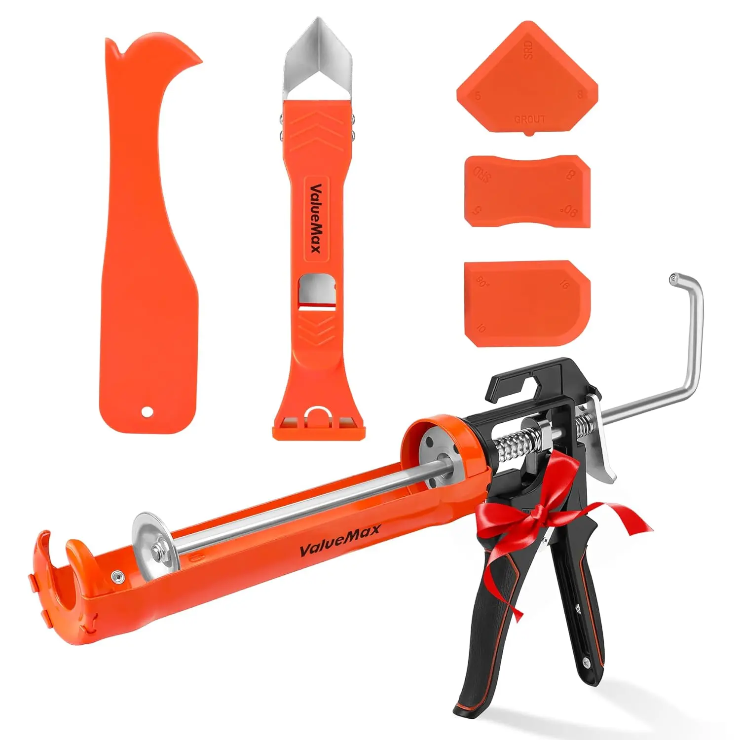 Caulk Gun, Sealant Applicator Tool, 3 Inch Silicone, 6 Pack for Home Repair