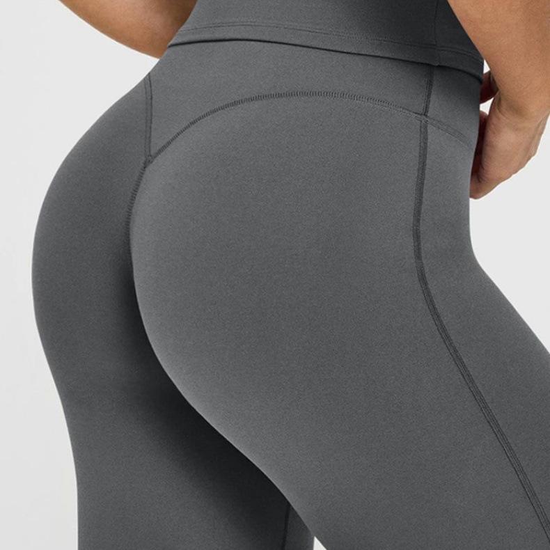 Tight-Fitting Wide-Leg Yoga Pants, Butt-Lifting Peach Butt High-Waisted Straight-Leg Sports Fitness Pants For Women