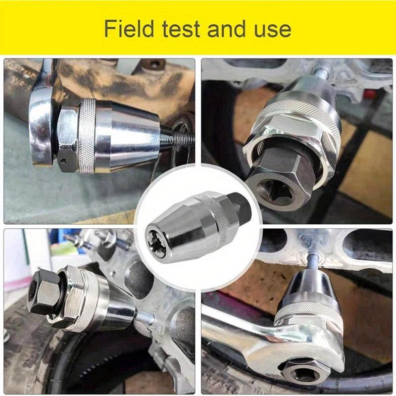 GJANSH 6-13mm Broken Bolt Extractor Set - Metal Damaged Stud Remover Tool for Impact Wrench and Ratchet, Non-Electric Manual Operation,Summervibes fathersdaygift GJANSH 6-13mm Broken Bolt Extractor Set - Metal Damaged Stud Remover Tool for Impact Wrench and Ratchet, Non-Electric Manual Operation,Summervibes fathersdaygift