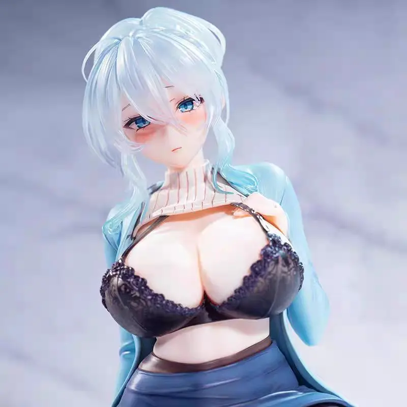 Anime Widow Winter Snow Woman Gk Model Figure, Car Dashboard Ornament, Gift Idea, Trendy Collectible Toy, Secondary Dimension Anime Merchandise