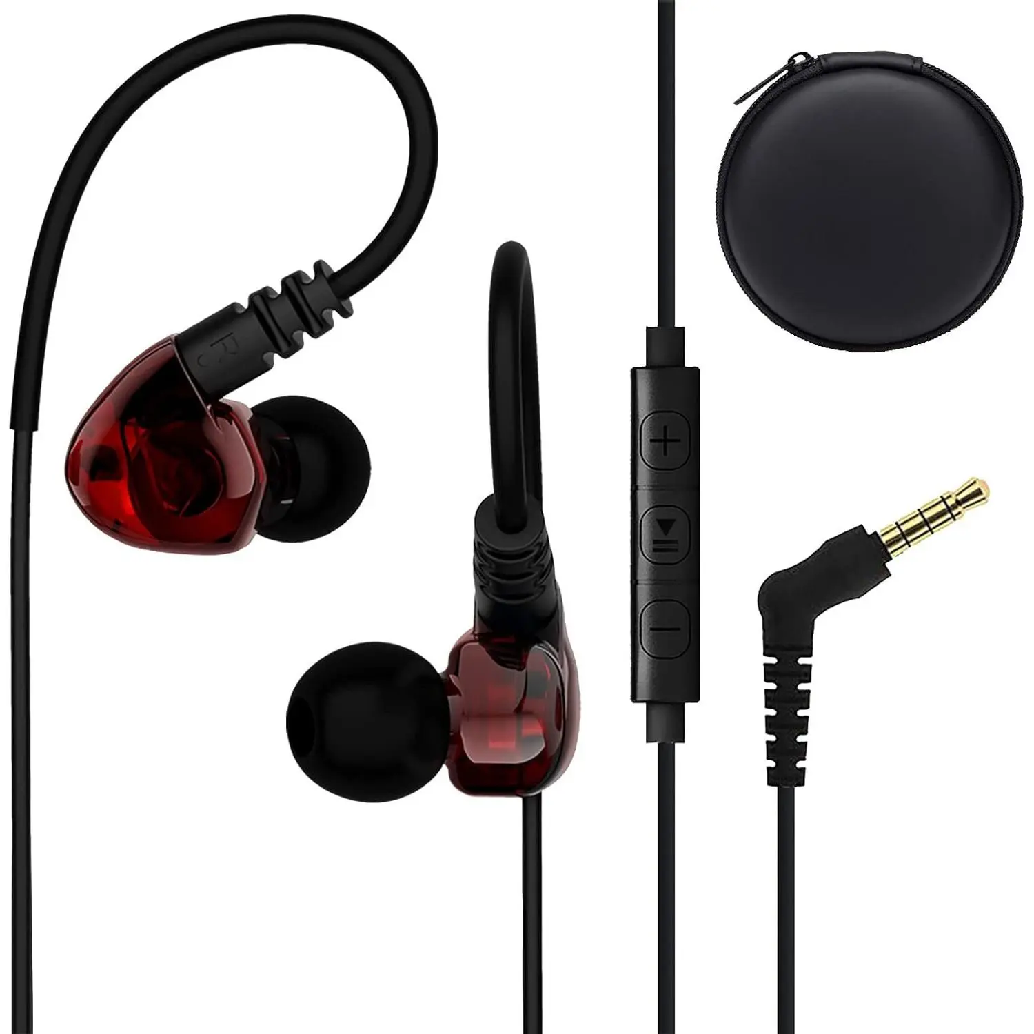 Wired Over Ear Earbuds Headphones for  Women Small Ears Blue