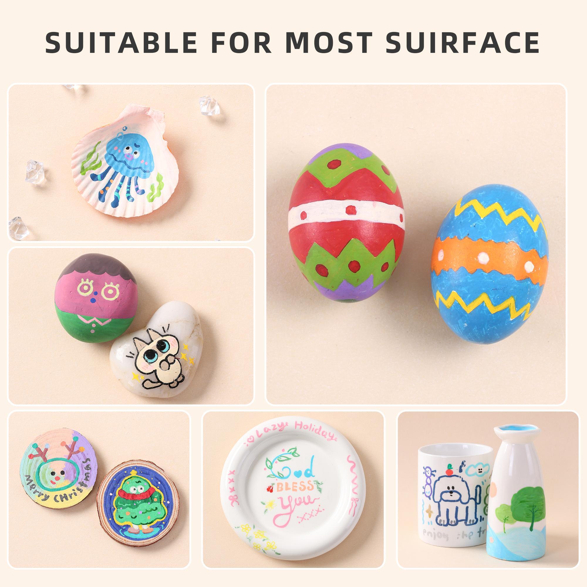 Acrylic Marker Pen Set, 126/72/54/36 Colors Soft Brush Acrylic Markers Set, Waterproof Pen, Soft Brush Nib for Glass Stone Metal Wood Plastic Paper, Acrylic Paint Pens