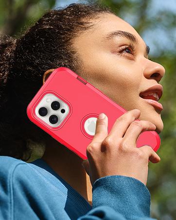 for iPhone 11 Case, with Built in Screen Protector Heavy Duty Drop Protection, Full Body Rugged Shockproof Dust Proof 3- Layer Tough Protective Phone Cover for Apple iPhone 11 Black/Orange