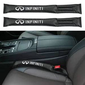 2PCS Car Seat Gap Filler Organizer Waterproof Car Seat Gap Plug Strip For Infiniti QX55 QX50 QX60 QX80 Q50 Q70L Q60 Q30 Q70 QX70 QX30 ESQ JX