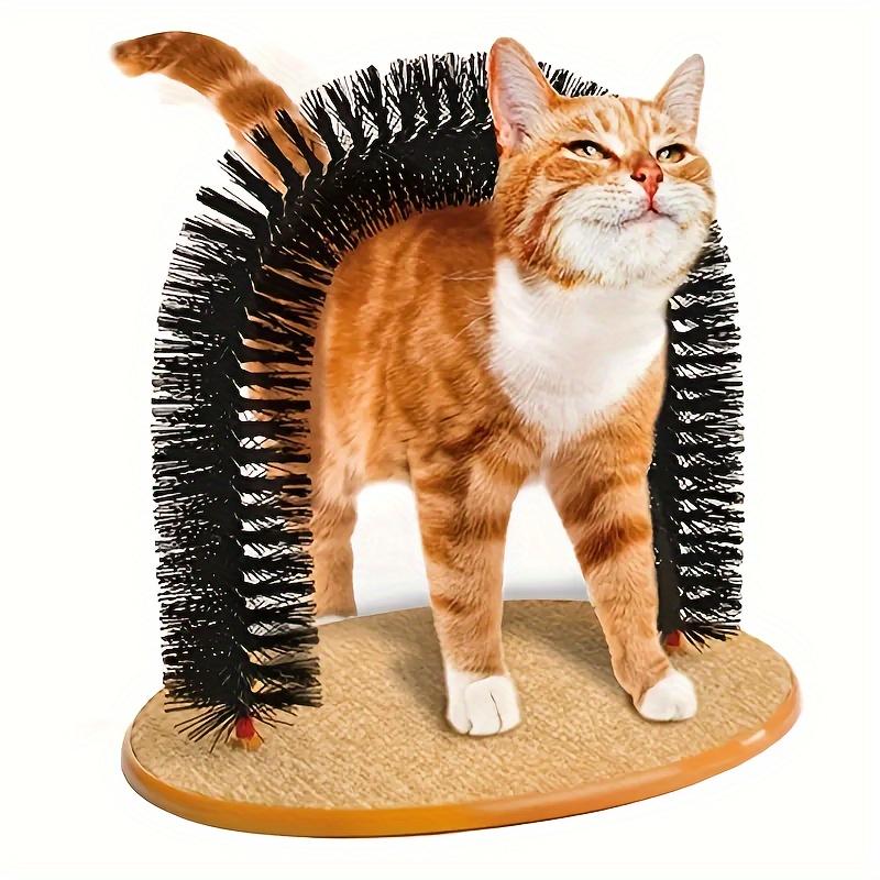 Cats Can'T Resist Grooming Brushes And Scratching Toys - Cat Arch, The Self-Grooming Tool: Pamper Your Cat with Massage And Grooming Brushes!