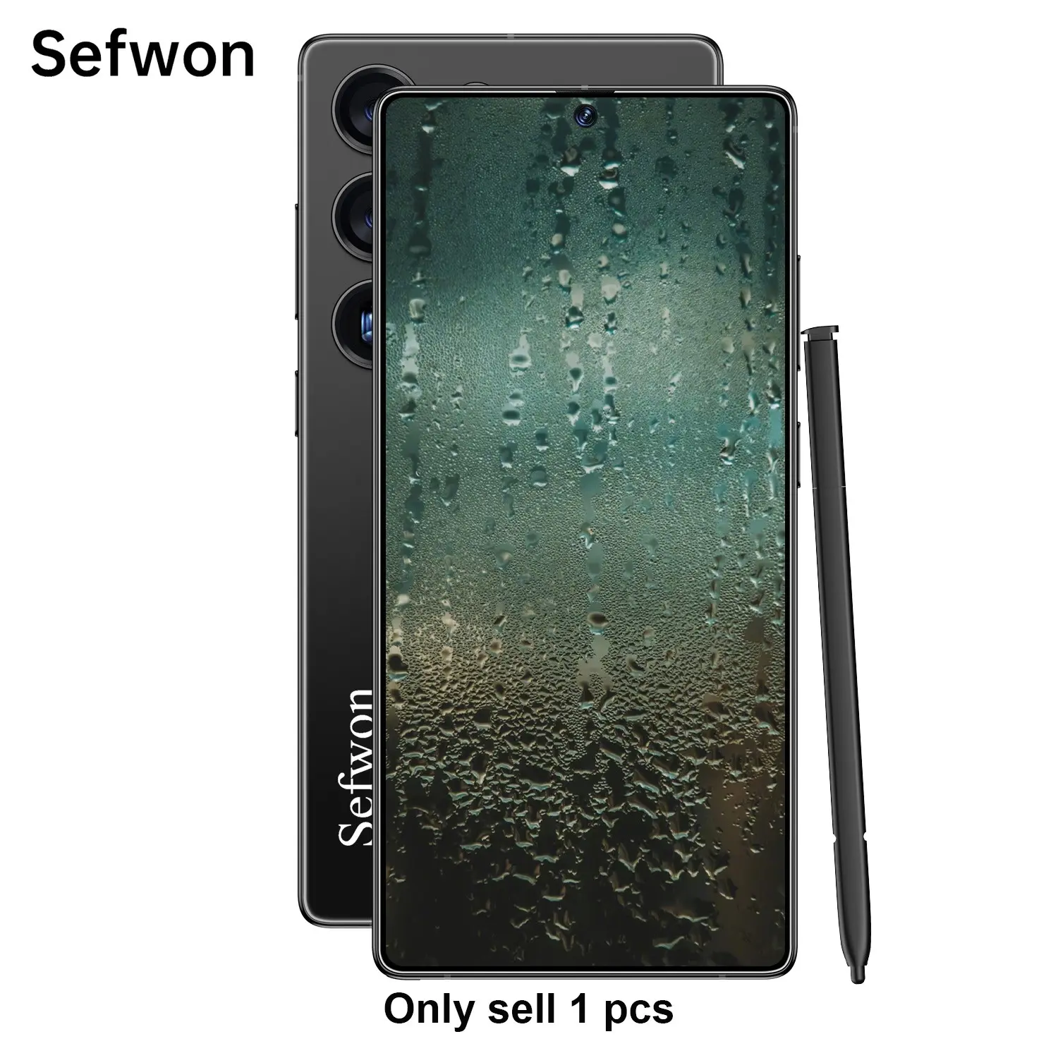 Sefwon S25 Ultra Smart Android Phone, Octa-Core Cpu, 8mp+16mp Camera, 4g Network, Android 12, 4+64GB Storage, 6.8-Inch Screen, 4000mah Battery