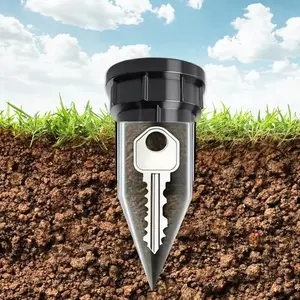 Garden Key Hider, Realistic Underground Garden Spike Key Safe, Durable Plastic, Decorative Lawn Key Holder, Outdoor Garden and Patio Security