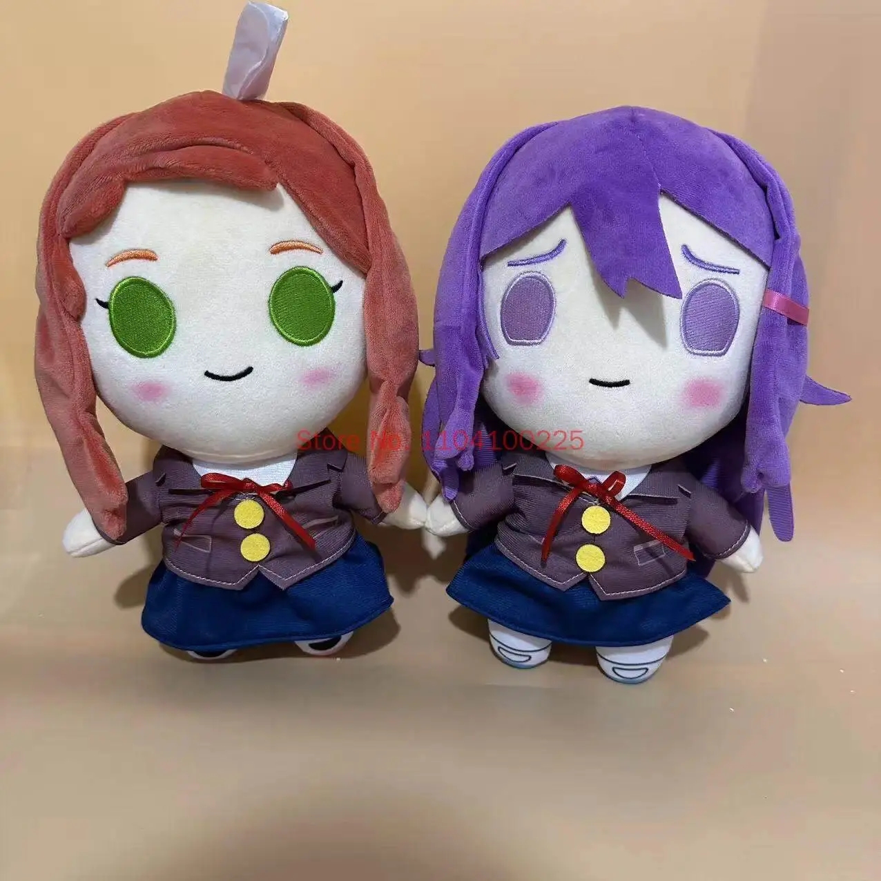 2026 New hot item Doki Doki Literature Club Ddlc Plush Sayori Yuri Natsuki Monika Soft Stuffed Doll Anime Model Plushie Doll Toys Gift Home Decor