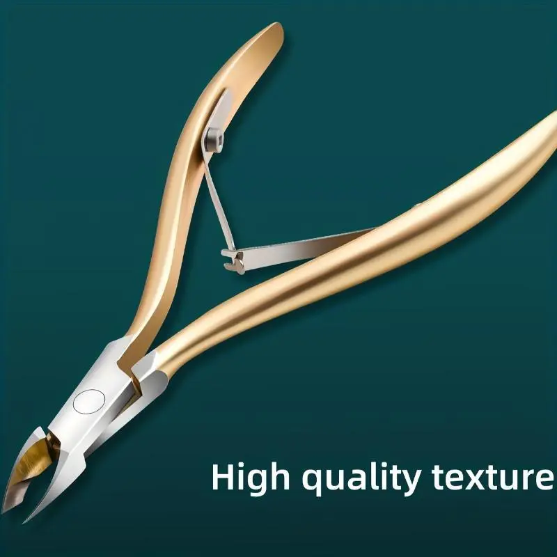 Precision Stainless Steel Cuticle Scissors - Hypoallergenic, Nippers for Dead Skin Removal, Manicure & Pedicure Care Tool with Ergonomic Handles, Cuticle Cutter