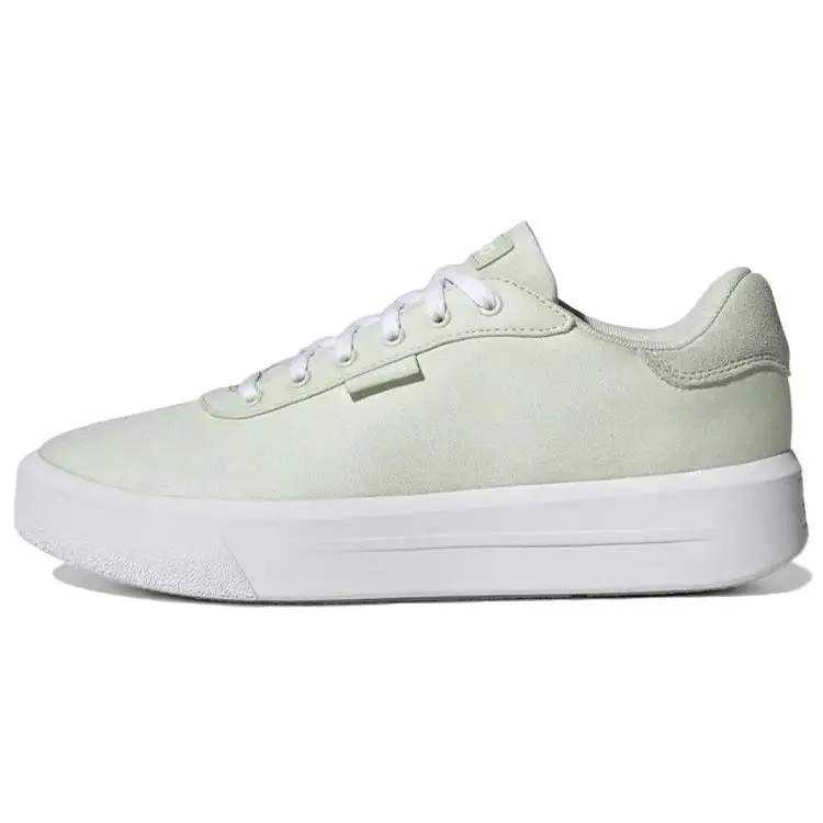 adidas Neo Grand Court Platform Canvas Thick Sole Non-Slip Wear-Resistant Low-Top Skate Shoes GW6907
