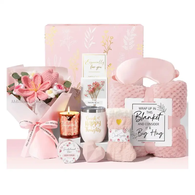 Birthday Gift for Women – Self Care Package Get Well Soon Gift Baskets, Thinking of You Sympathy Spa Gift Set Unique Gifts for Women Mom Sister Grandma FriendsAA47HomeFixMart
