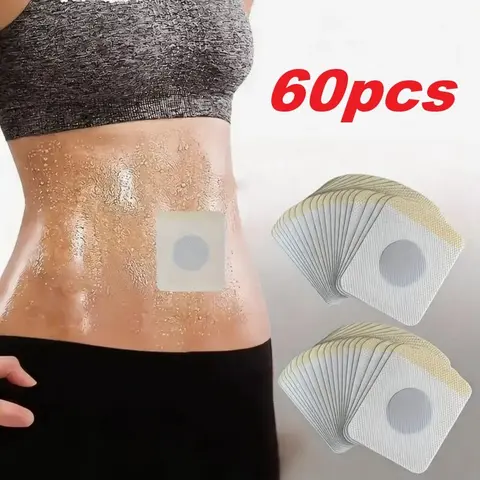 Natural Health Support Patches, 60 Sheets Per Pack, Enhances Fitness Performance & Abdominal Tightening, Easy Application Daily Use, Heating Patch, Heat Pad, Heat Packs, Hot Compress Pads