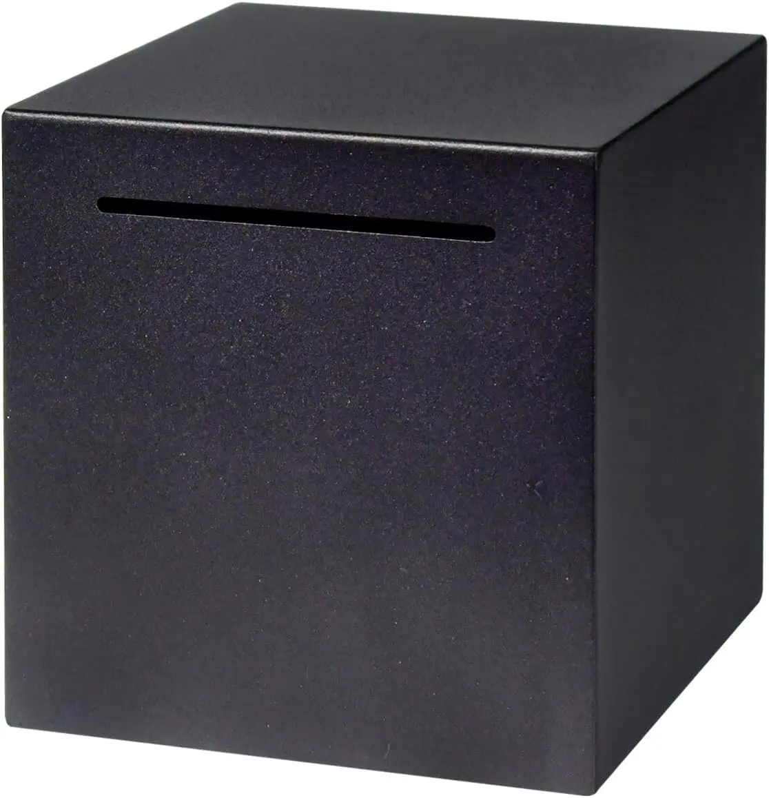 Stainless Steel Piggy Bank🐷 Must Break to Open, Unbreakable Money Storage Box for Cash & Coins, 4.72 Inch Black Saving Bank for Adults & Kids