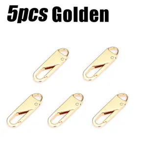 5pcs Universal Zipper Pulls, Creative Keychain Replacement, Quick Fix Detachable Zipper Heads, Versatile and Durable Design
